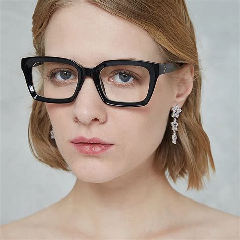 large frame eyeglasses for women.